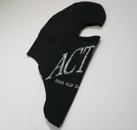 Deconstruct/Reconstruct Wall Art Oversized Balaclava - 13”x21”